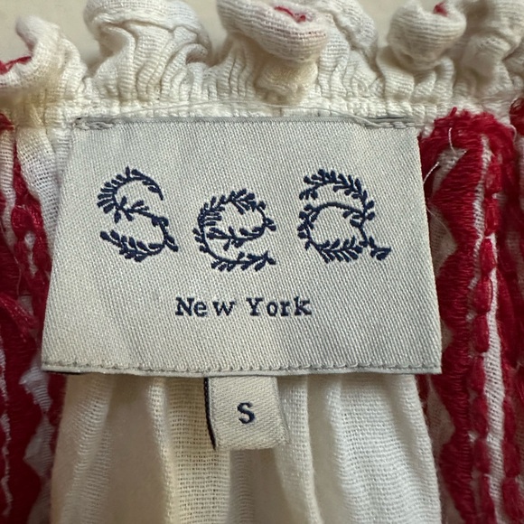 Sea Women's Red Embroidered Blouse - Picture 7 of 8